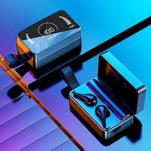 Earphone Bluetooth-compatible with Mic 3500mAh Charging Box Wireless Headphones Noise Cancelling HiFi Earbud Waterproof Headsets 
Earphone Bluetooth-compatible with Mic 3500mAh Charging Box Wireless Headphones Noise Cancelling HiFi Earbud Waterproof Headsets