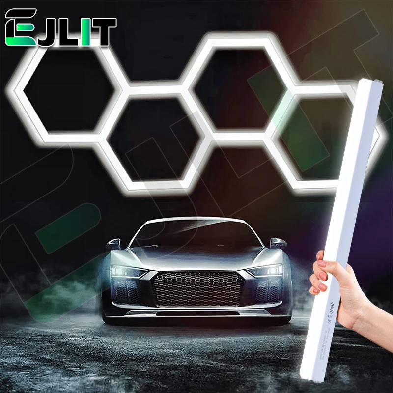 Popular LED Hexagon Light 4 Grid System Free Design Customize Service for Garage Gym Workshop Supermarket Hair Salon
Popular LED Hexagon Light 4 Grid System Free Design Customize Service for Garage Gym Workshop Supermarket Hair Salon