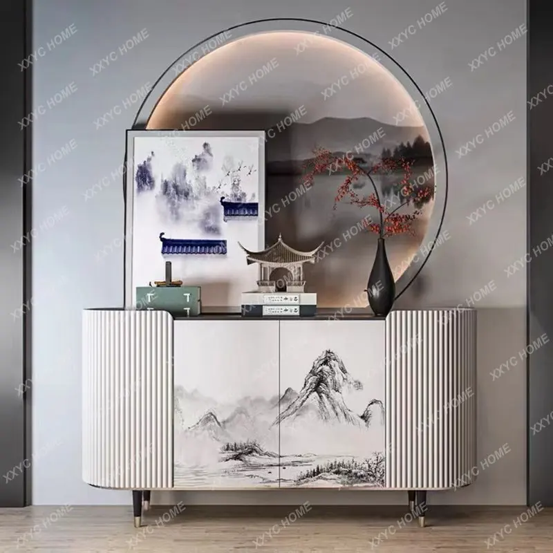 New Chinese Style Sideboard Hotel Equipment Sideboard Entry Door Entrance Cabinet Simple Modern Curio Cabinet
New Chinese Style Sideboard Hotel Equipment Sideboard Entry Door Entrance Cabinet Simple Modern Curio Cabinet