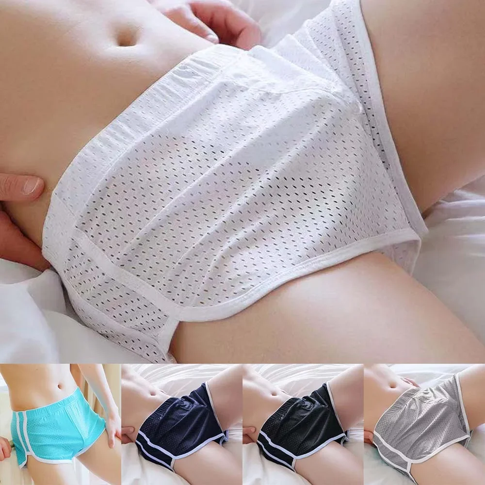 2022 Sexy Lingerie Men Ice Silk Hollow Boxer Briefs Pouch Underwear Youth Male Shorts Sleep Bottoms Trunks Underpants
2022 Sexy Lingerie Men Ice Silk Hollow Boxer Briefs Pouch Underwear Youth Male Shorts Sleep Bottoms Trunks Underpants