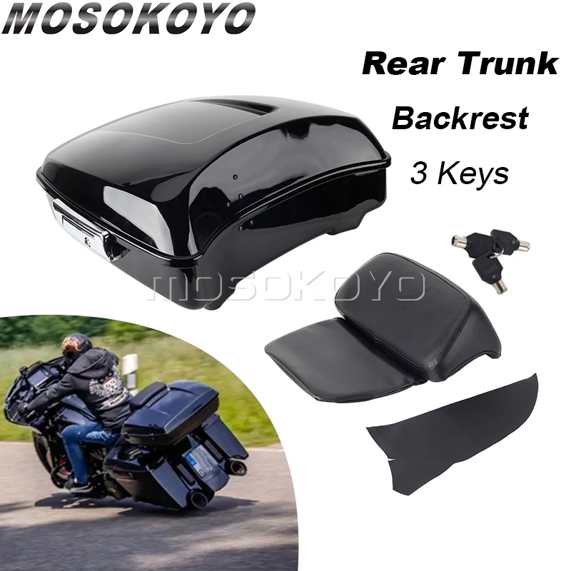 Задний багажник для мотоцикла, верхняя коробка для хранения багажа, задняя коробка для Harley Touring 14-UP Electra Glide FLHT Road King FLHR CVO
Задний багажник для мотоцикла, верхняя коробка для хранения багажа, задняя коробка для Harley Touring 14-UP Electra Glide FLHT Road King FLHR CVO