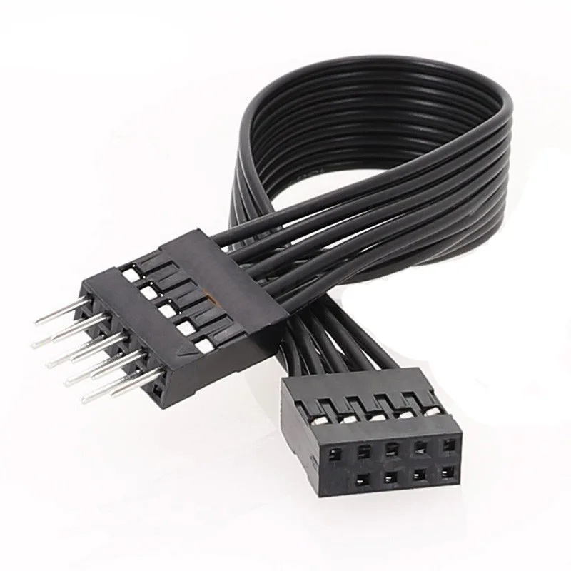 Lingable USB 2.0 9pin Male to Female Motherboard Mainboard Header Adapter Cable 30CM
Lingable USB 2.0 9pin Male to Female Motherboard Mainboard Header Adapter Cable 30CM
