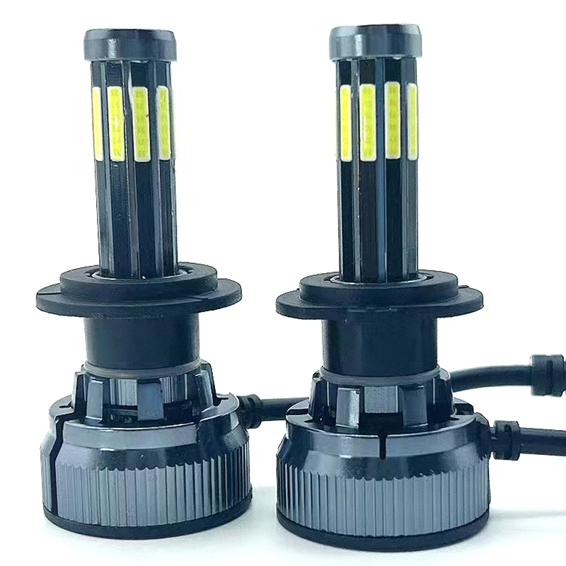 

2PCS 10 Sides 9007 LED Headlight H1 H3 H11 H8 H9 880 881 9005/HB3 H10 9006/HB4 9012 H4 H7 9004 9008/H13 Fog Lamp 12V 120W 6000K