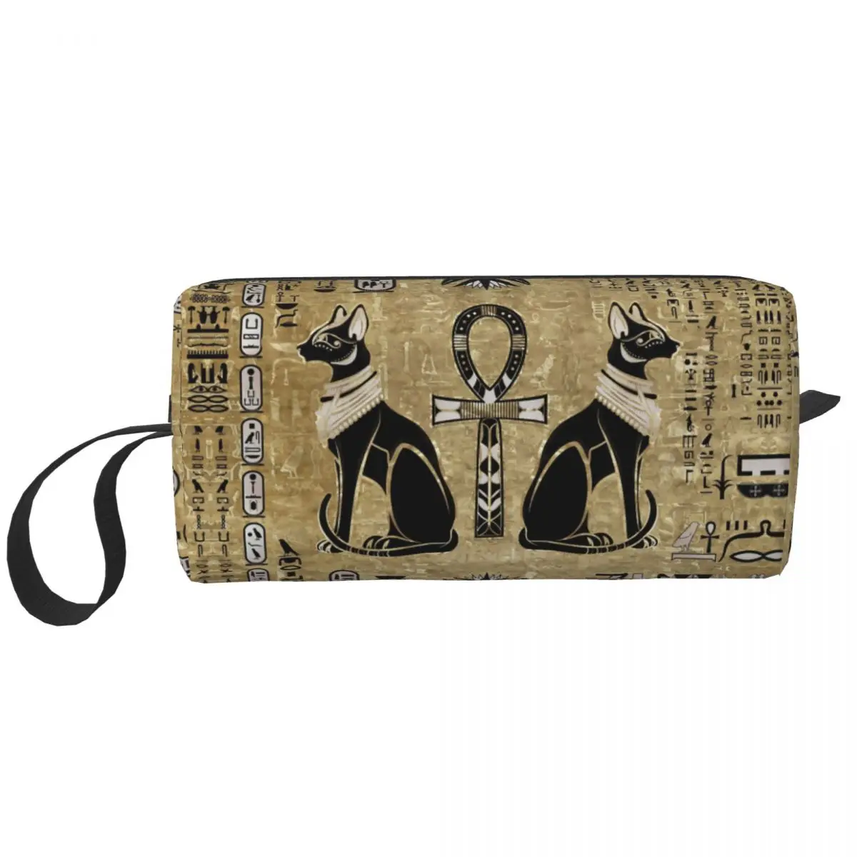 Bastet Makeup Bag Women Travel Cosmetic Organizer Cute Egyptian Cats And Ankh Cross Storage Toiletry Bags
Bastet Makeup Bag Women Travel Cosmetic Organizer Cute Egyptian Cats And Ankh Cross Storage Toiletry Bags