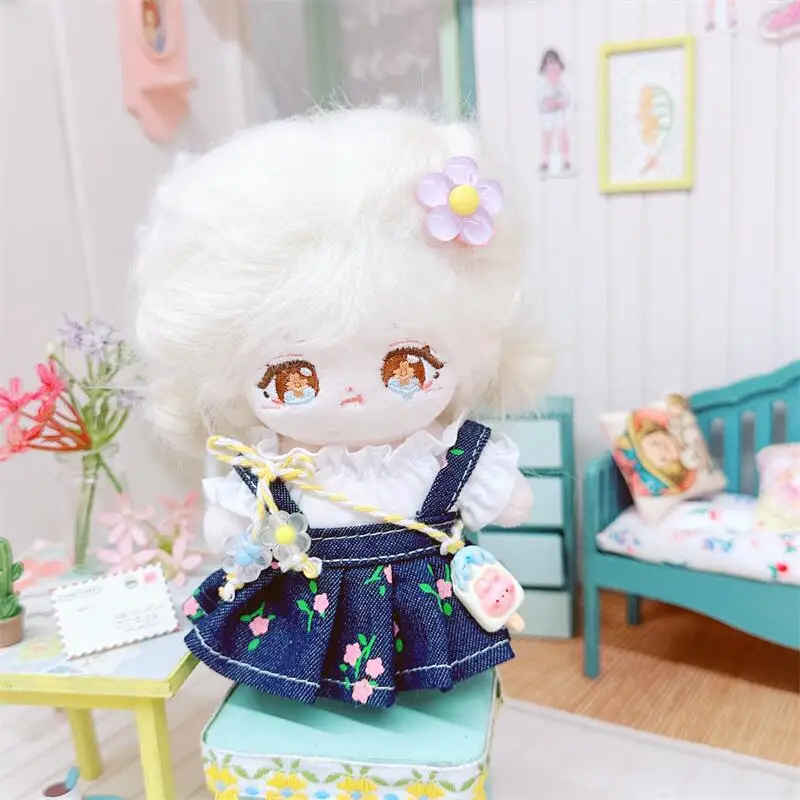 10cm Kawaii Mini Idol Doll Clothes Cute Denim Skirt Suit Dress Up DIY Doll Clothes Accessory for Kids Fans Girls Collection Gift
10cm Kawaii Mini Idol Doll Clothes Cute Denim Skirt Suit Dress Up DIY Doll Clothes Accessory for Kids Fans Girls Collection Gift