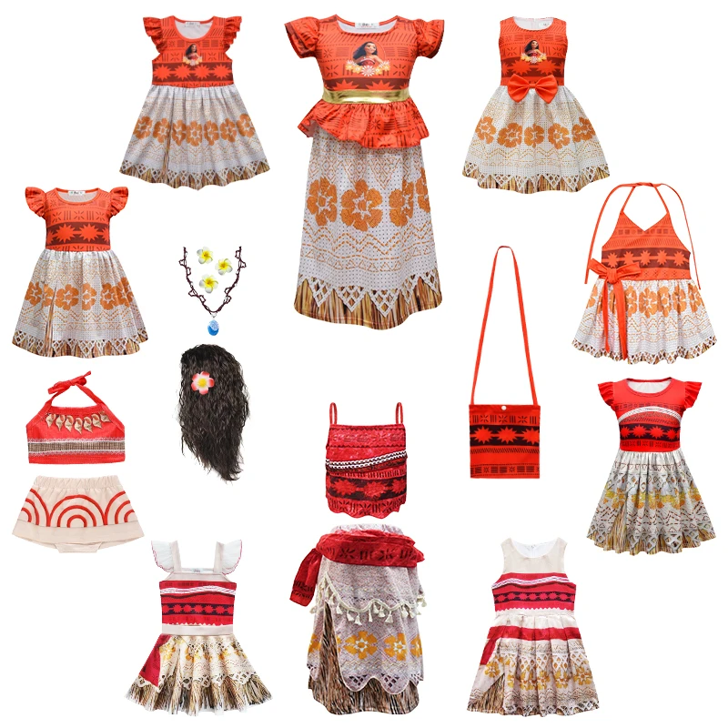 2022 Summer Moana Dress for Girls Moana Vaiana Princess Dresses Kids Party Cosplay Costumes with Wig Children Clothing Clothes
2022 Summer Moana Dress for Girls Moana Vaiana Princess Dresses Kids Party Cosplay Costumes with Wig Children Clothing Clothes