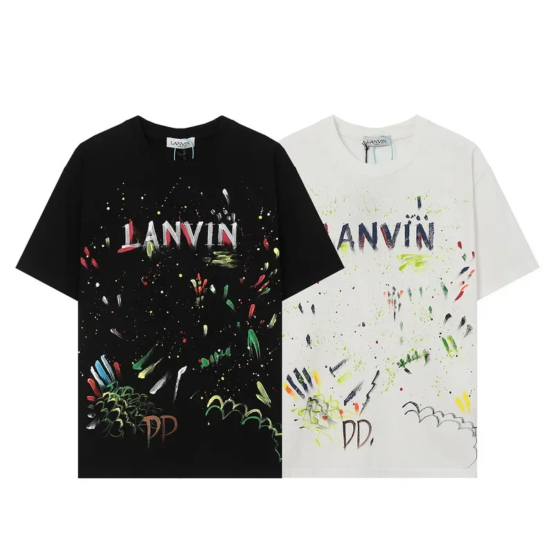 2024 LANVIN luxury fashion splash-ink letter-printed men's and women's GALLERY casual short sleeve DEPT T-shirt
2024 LANVIN luxury fashion splash-ink letter-printed men's and women's GALLERY casual short sleeve DEPT T-shirt