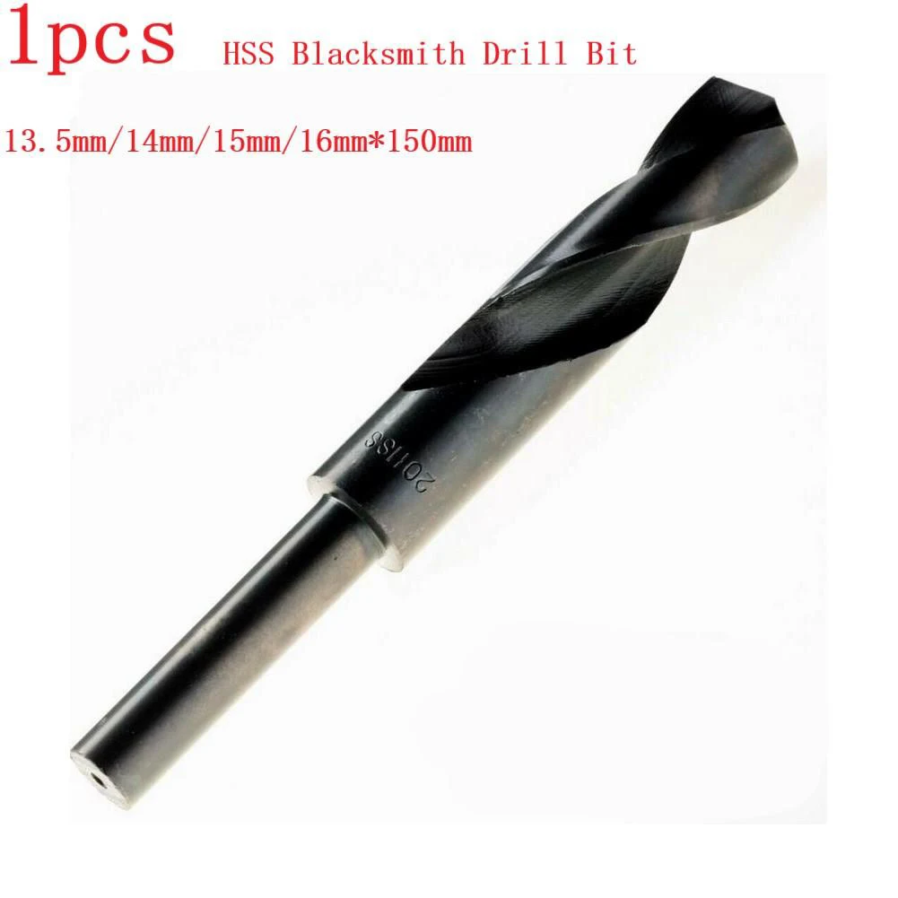 HSS Blacksmith Drill Bit HSS Reduced Shank Drill Bit Durable Material Metric Size 135mm 16mm 150mm Overall Length
HSS Blacksmith Drill Bit HSS Reduced Shank Drill Bit Durable Material Metric Size 135mm 16mm 150mm Overall Length