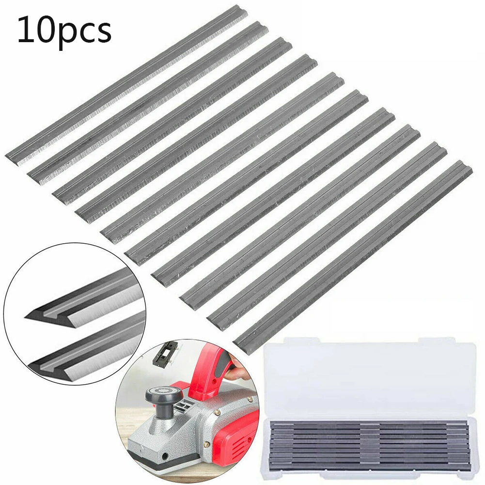 10pcs Planer Blades Carbon Steel Replacement For 82mm Electric Hand Planers Reversible Knives
10pcs Planer Blades Carbon Steel Replacement For 82mm Electric Hand Planers Reversible Knives