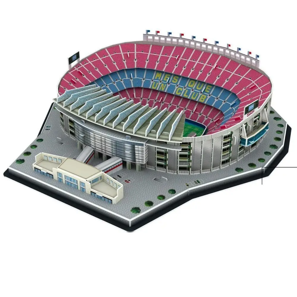 

Paper Large Football Stadiums Handmade Assemble Model 3D Soccer Stadium Puzzle Stadium DIY Football Fans