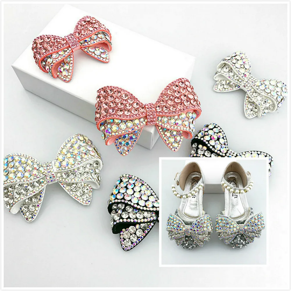 1Pc Bows Rhinestone Appliques Handmade Embroidery Patch Sewing Clothes Wedding Dresses Materials Shoes and Clothing Accessories
1Pc Bows Rhinestone Appliques Handmade Embroidery Patch Sewing Clothes Wedding Dresses Materials Shoes and Clothing Accessories