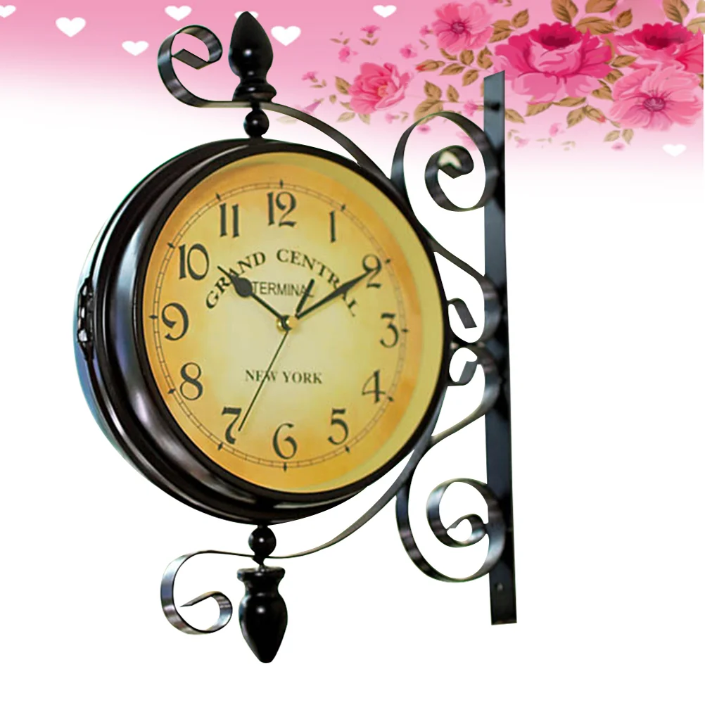 Vintage Double Sided Wall Clock Iron Silent Quiet Grand Central Station Wall Clock Art Clock Decorative Double Faced Wall Clock
Vintage Double Sided Wall Clock Iron Silent Quiet Grand Central Station Wall Clock Art Clock Decorative Double Faced Wall Clock