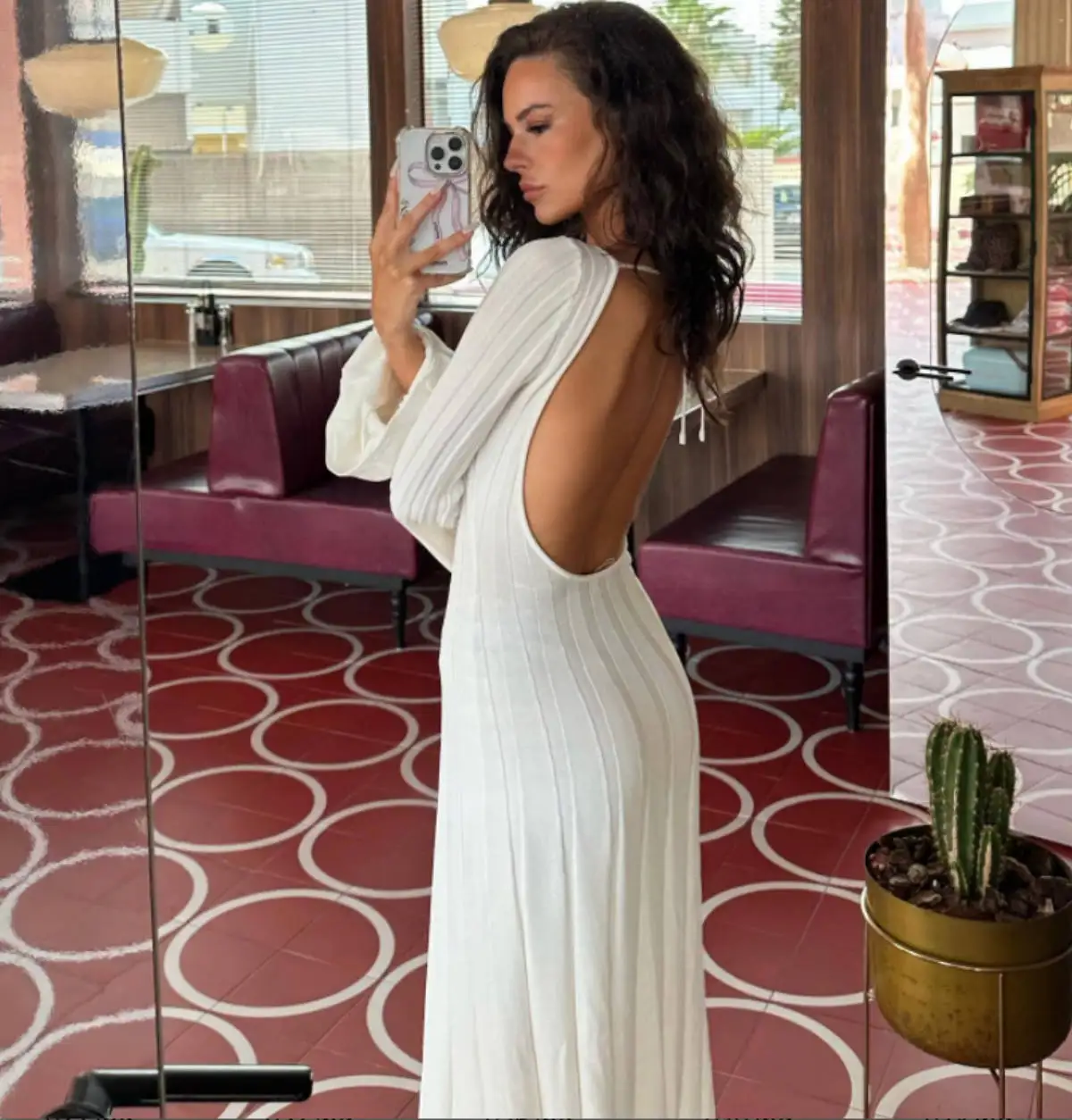 Autumn And Winter Dresses Casual Core Spun Yarn Slimming Round Neckline Large Pit Stripe Backless A-line Knitted Long Dress Wome
Autumn And Winter Dresses Casual Core Spun Yarn Slimming Round Neckline Large Pit Stripe Backless A-line Knitted Long Dress Wome