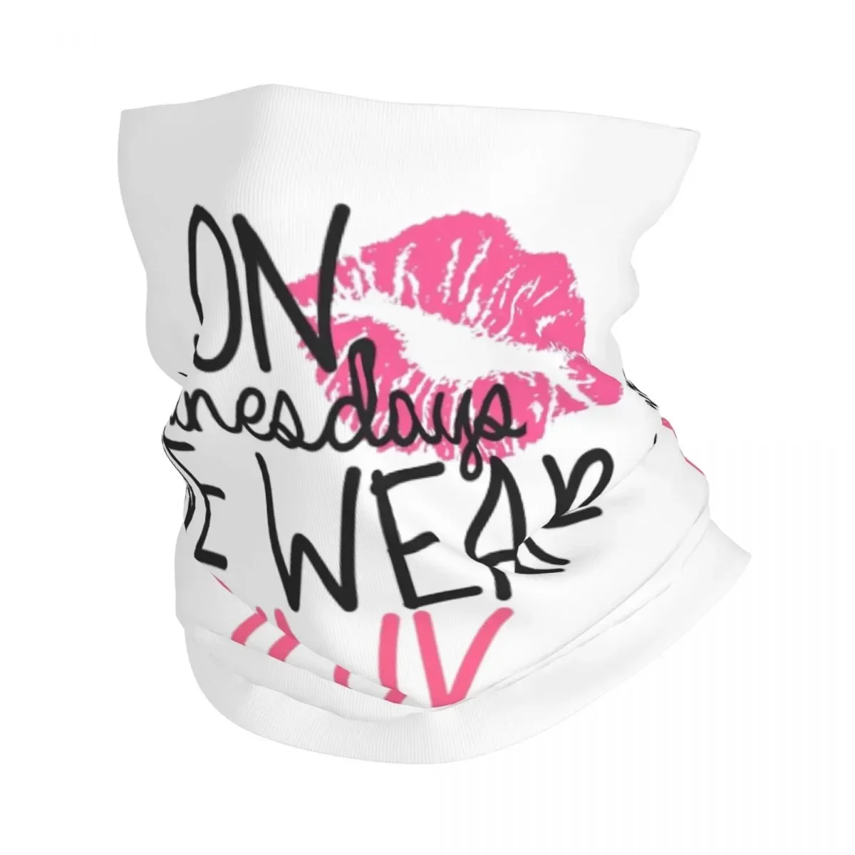 On Wednesdays We Wear Pink Bandana Neck Cover Printed Face Scarf Multi-use Cycling Scarf Fishing Unisex Adult Windproof
On Wednesdays We Wear Pink Bandana Neck Cover Printed Face Scarf Multi-use Cycling Scarf Fishing Unisex Adult Windproof