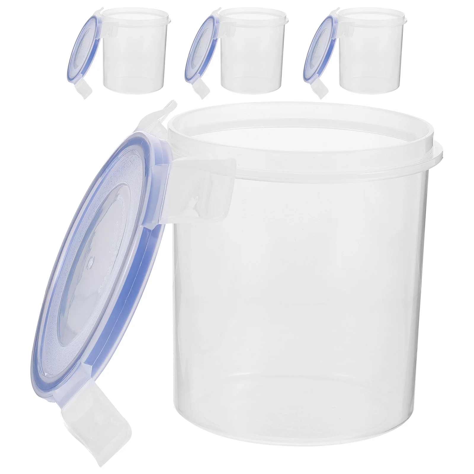 4pcs Portable Breakfast Cup Yogurt Cup with Lid Transparent Design Oatmeal Cup Small Milk Container
4pcs Portable Breakfast Cup Yogurt Cup with Lid Transparent Design Oatmeal Cup Small Milk Container