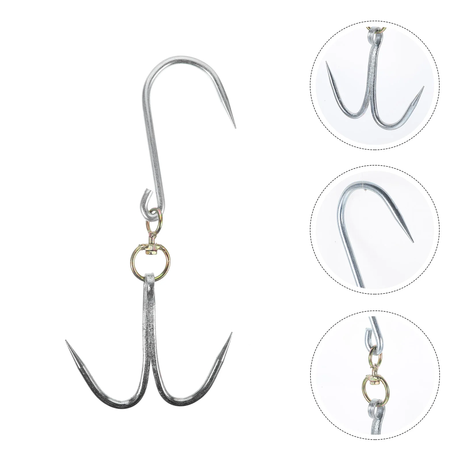 Meat Double Hook Hooks for Hanging Kitchen Gadget Chicken Sausage Hanger Processing Supplies Steel Butcher Fishing
Meat Double Hook Hooks for Hanging Kitchen Gadget Chicken Sausage Hanger Processing Supplies Steel Butcher Fishing