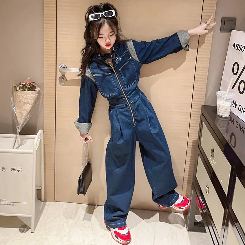 Teenage girls Denim Jumpsuits kids Outerwear 2023 Spring Fall Children Cacual Set 8 10 12 14 15 years girl overall ptans clothes
Teenage girls Denim Jumpsuits kids Outerwear 2023 Spring Fall Children Cacual Set 8 10 12 14 15 years girl overall ptans clothes