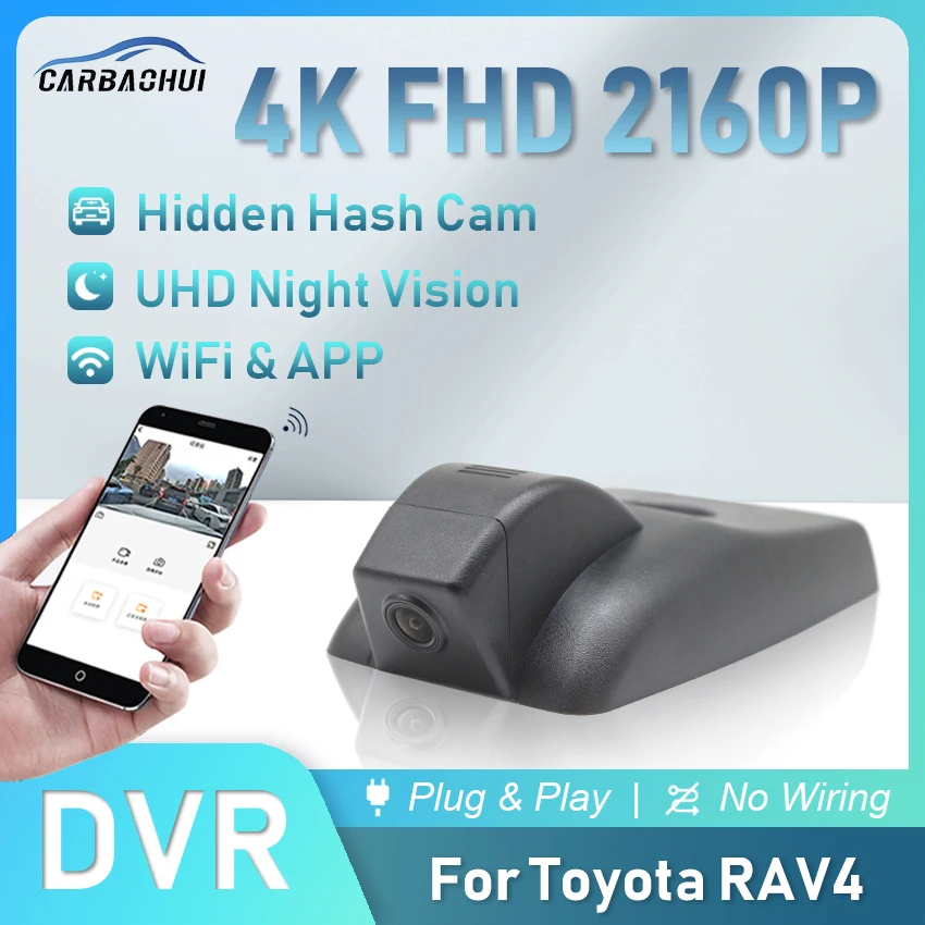 4K 2160P Car DVR Plug and Play Dash Cam Camera UHD Night Vision WiFi Video Recorder For Toyota RAV4 Wildlander Wireless DashCam
4K 2160P Car DVR Plug and Play Dash Cam Camera UHD Night Vision WiFi Video Recorder For Toyota RAV4 Wildlander Wireless DashCam