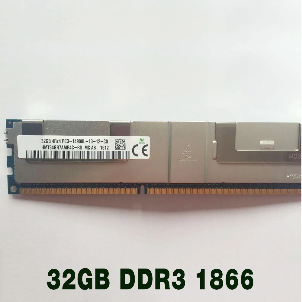 

1 pcs For IBM X3650 X3500 X3550 X3750 M3 M4 RAM 32G ECC REG 4RX4 Memory High Quality Fast Ship 32GB DDR3 1866
