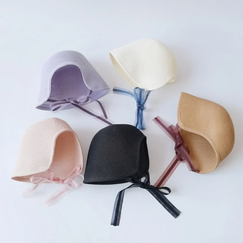 Solid Color Summer Baby Bucket Hat Adjustable Baby Girl Princess Straw Bonnet for 2-6Y Kids Outdoor Sun Protection Beach Cap
Solid Color Summer Baby Bucket Hat Adjustable Baby Girl Princess Straw Bonnet for 2-6Y Kids Outdoor Sun Protection Beach Cap