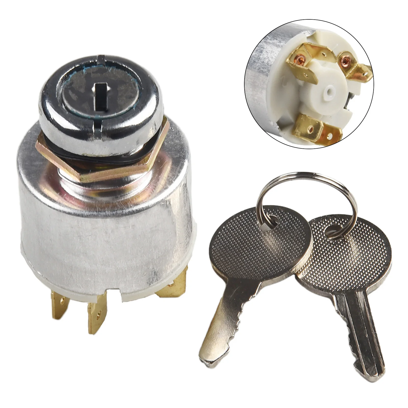 Keys Ignition Switch 1pc Aluminum Brand New High Temperature Resistance Silver For Most Cars Car Lgnition Switch
Keys Ignition Switch 1pc Aluminum Brand New High Temperature Resistance Silver For Most Cars Car Lgnition Switch