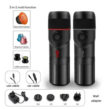 Espresso Machine Portable Coffee Machine for Car DC 12V Expresso Maker Nespresso Dolcegusto Capsule Coffee Powder for Home
Espresso Machine Portable Coffee Machine for Car DC 12V Expresso Maker Nespresso Dolcegusto Capsule Coffee Powder for Home