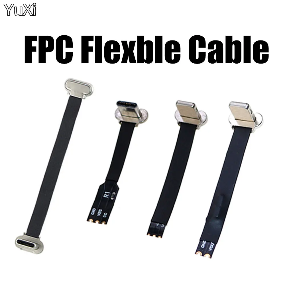 5PCS USB C Type-C FPC 2pin 3pin with Resistor R1 Soft Flat Cable Male Charging Cable Fast Charging Wire Extention for Phone
5PCS USB C Type-C FPC 2pin 3pin with Resistor R1 Soft Flat Cable Male Charging Cable Fast Charging Wire Extention for Phone