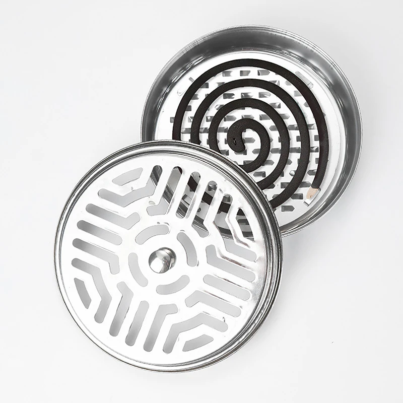 15.3*5cm Stainless Steel Mosquito Coil Box Domestic Fireproof Mosquito Coil Box With Lid Outdoor Portable Mosquito Coil Stove
15.3*5cm Stainless Steel Mosquito Coil Box Domestic Fireproof Mosquito Coil Box With Lid Outdoor Portable Mosquito Coil Stove