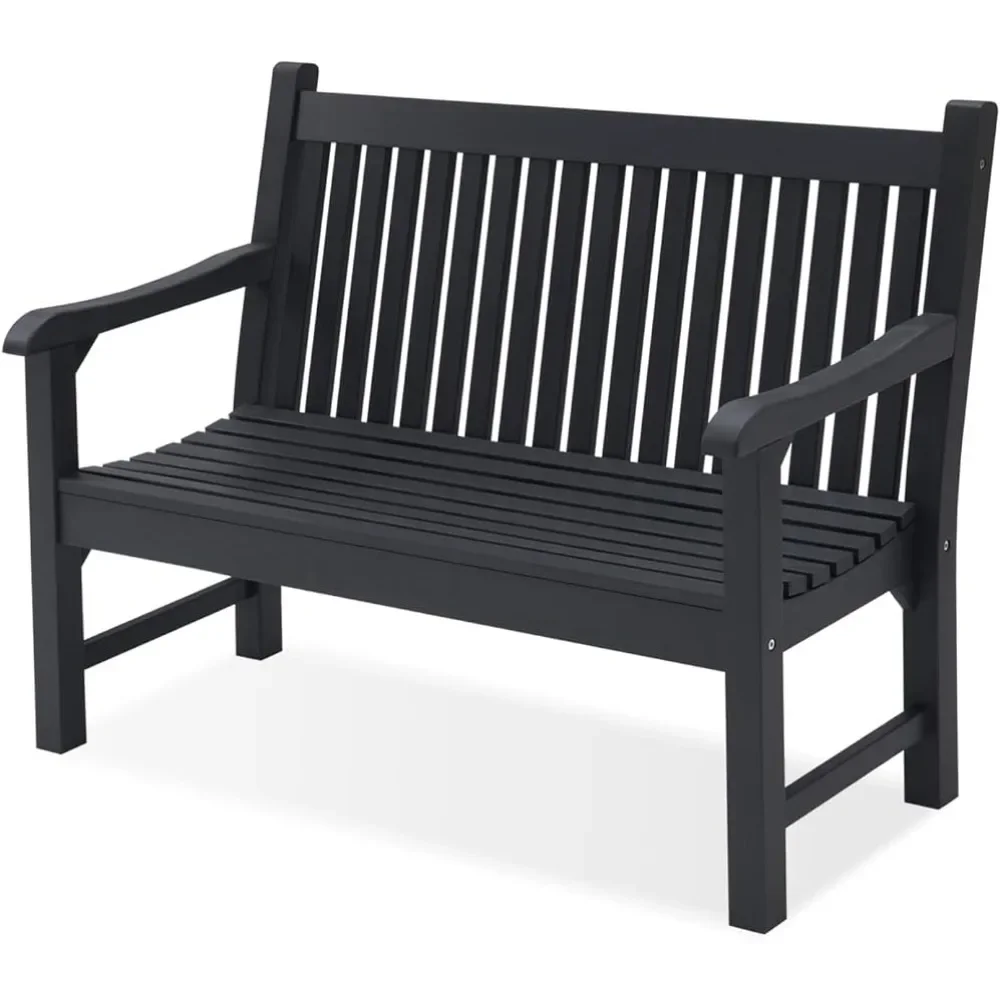 Garden Bench, 2-Person Poly Lumber Patio Bench, All-Weather Outdoor Bench That Never Rot, Memorial Bench,Suit for Garden,(Black)
Garden Bench, 2-Person Poly Lumber Patio Bench, All-Weather Outdoor Bench That Never Rot, Memorial Bench,Suit for Garden,(Black)