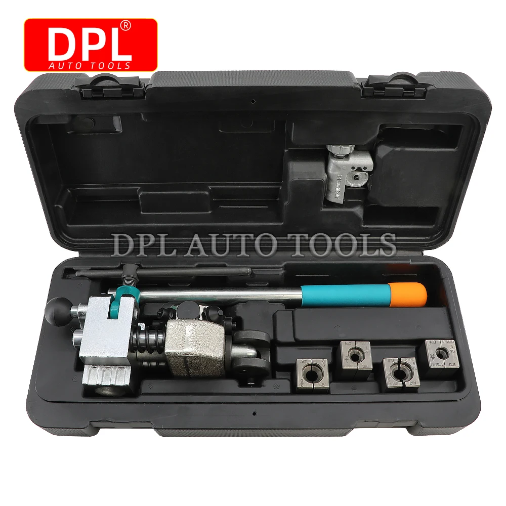 

45 Degree Professional Brake Line Flaring Tool Kit for Single, Bubble, and Double Flares, 3/16", 1/4", 5/16", 3/8" Tubing