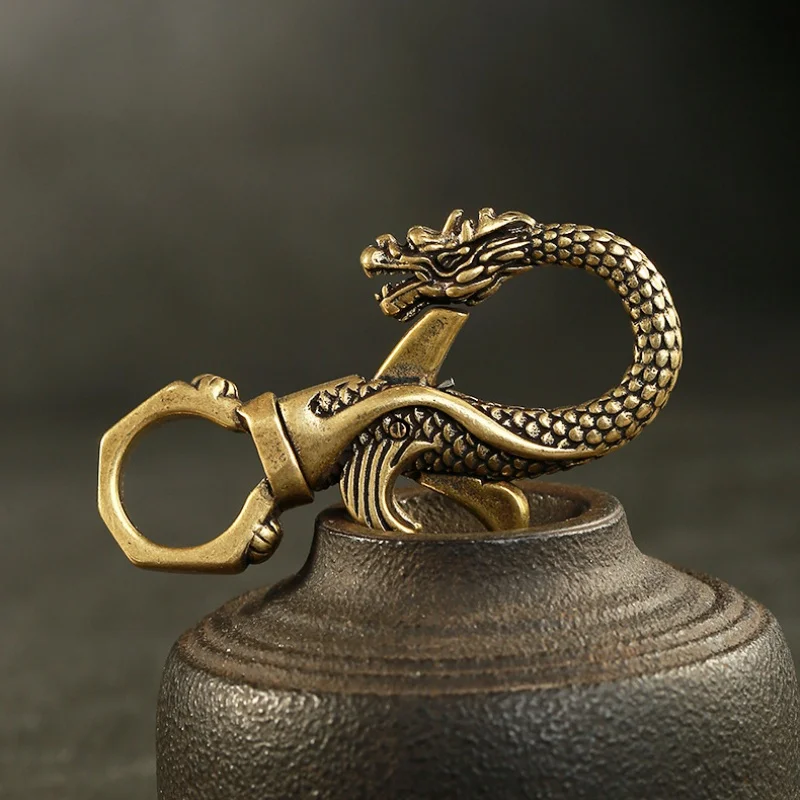 Vintage Copper Dragon Figurines Small Ornaments Retro Brass Animal Car Key Chains Crafts Office Desk Decorations Accessories
Vintage Copper Dragon Figurines Small Ornaments Retro Brass Animal Car Key Chains Crafts Office Desk Decorations Accessories