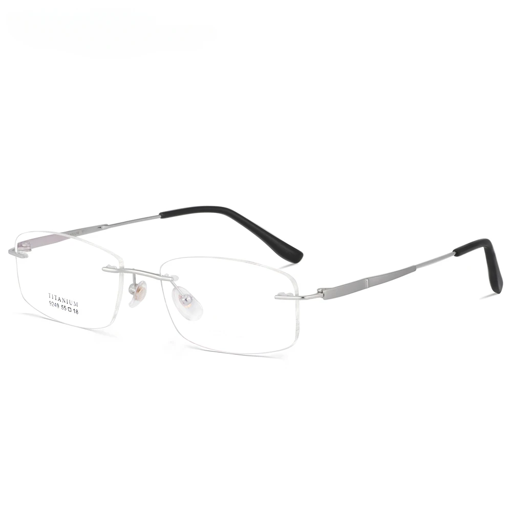 52mm Men Pure Titianium Eyeglasses Fashion Rimless Myopia Glasses Frame Optics Prescription Lens Reading Eyewear
52mm Men Pure Titianium Eyeglasses Fashion Rimless Myopia Glasses Frame Optics Prescription Lens Reading Eyewear