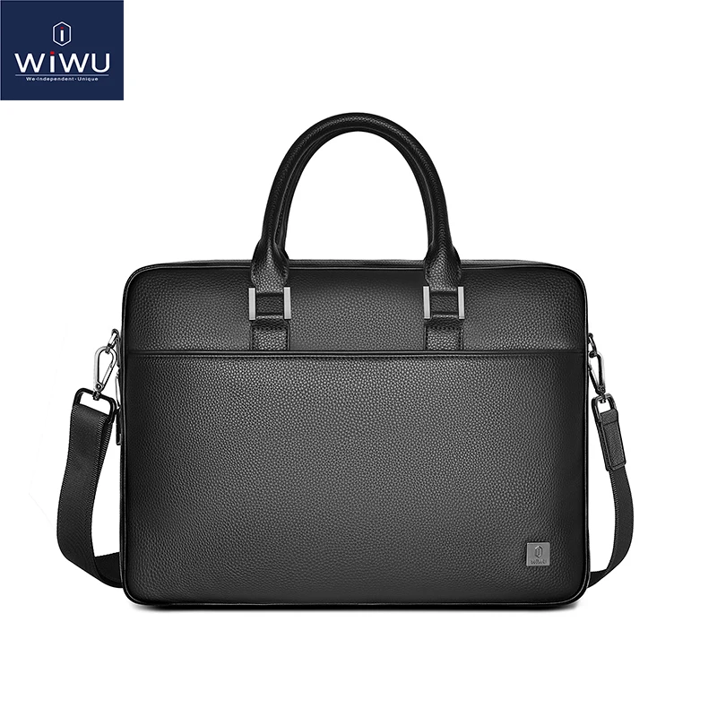 

WiWU Master Fingerprint Lock Laptop Briefcase Bag for MacBook Pro 16.2 inch Anti-theft 15.6 Notebook Bag for MacBook Air 15.3