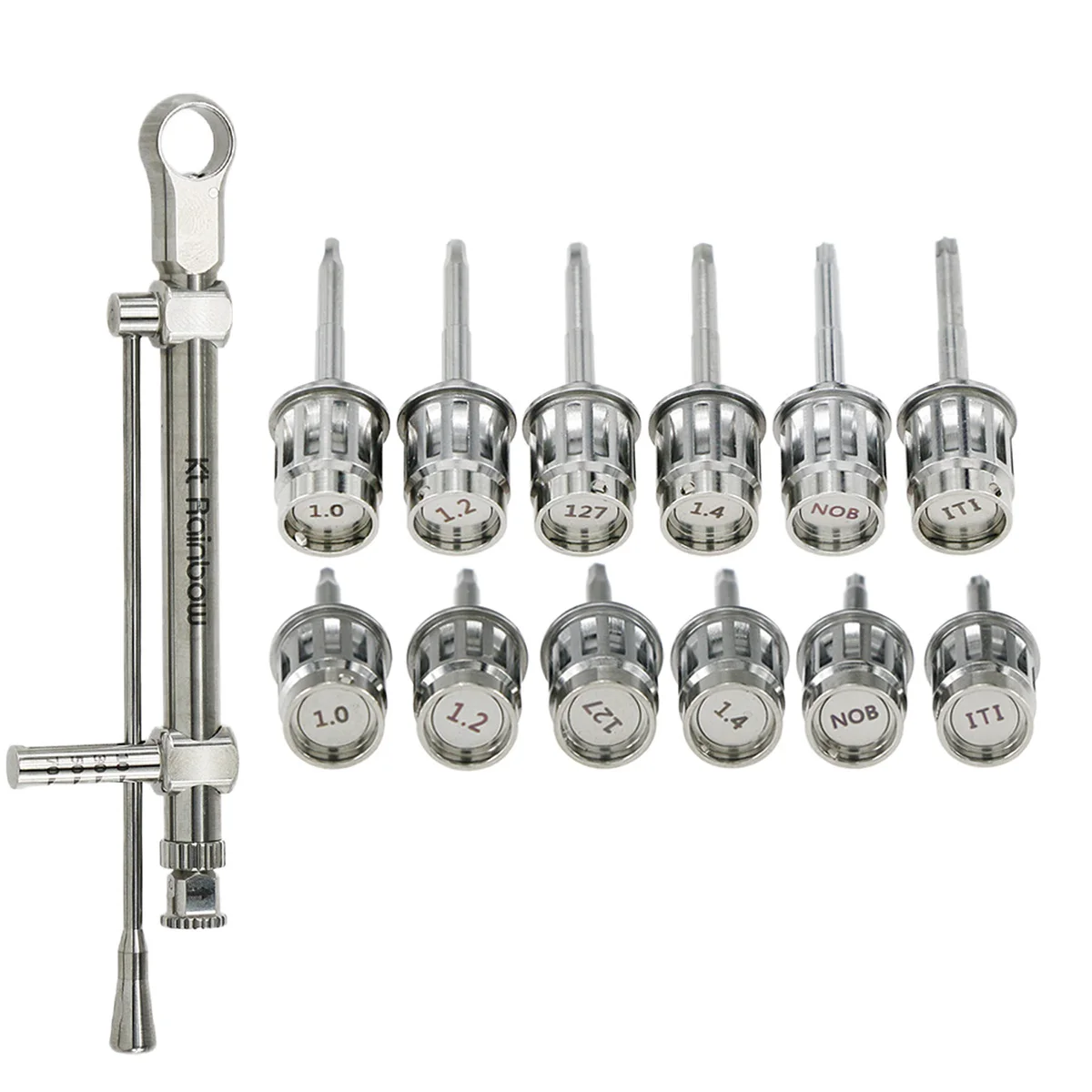 Universal Dental Implant Abutment Prosthetic Kit Hand Driver Torque Wrench 10-70
Universal Dental Implant Abutment Prosthetic Kit Hand Driver Torque Wrench 10-70