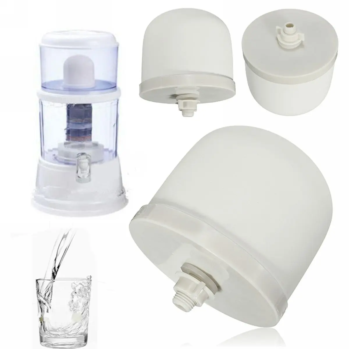 

New Water Filter System Cartridge Mineral Purifier 0.2 to 0.5 micron Ceramic Dome