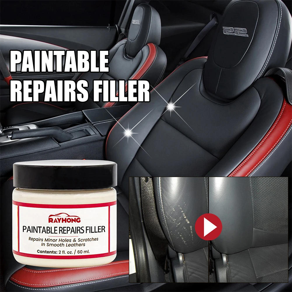 Leather Filler Repair Paste Leather Tears Cracks Scratches Repair Paste for Car Seats Furniture Shoes Refurbishing Hole Filler
Leather Filler Repair Paste Leather Tears Cracks Scratches Repair Paste for Car Seats Furniture Shoes Refurbishing Hole Filler