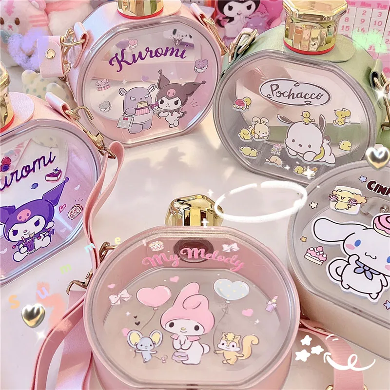 Sanrioed Cartoon Mymelody Kawaii Kettle Cup Girlheart Kuromi Ins Perfume Bottle Shape 400Ml Portable Direct Drinking Kettle Gift
Sanrioed Cartoon Mymelody Kawaii Kettle Cup Girlheart Kuromi Ins Perfume Bottle Shape 400Ml Portable Direct Drinking Kettle Gift