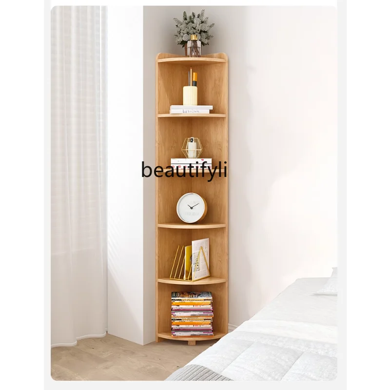 Corner Cabinet Corner Cabinet Solid Wood Bookshelf Floor Storage Rack Locker Minimalist Living Room Triangle Fan-Shaped Corner
Corner Cabinet Corner Cabinet Solid Wood Bookshelf Floor Storage Rack Locker Minimalist Living Room Triangle Fan-Shaped Corner