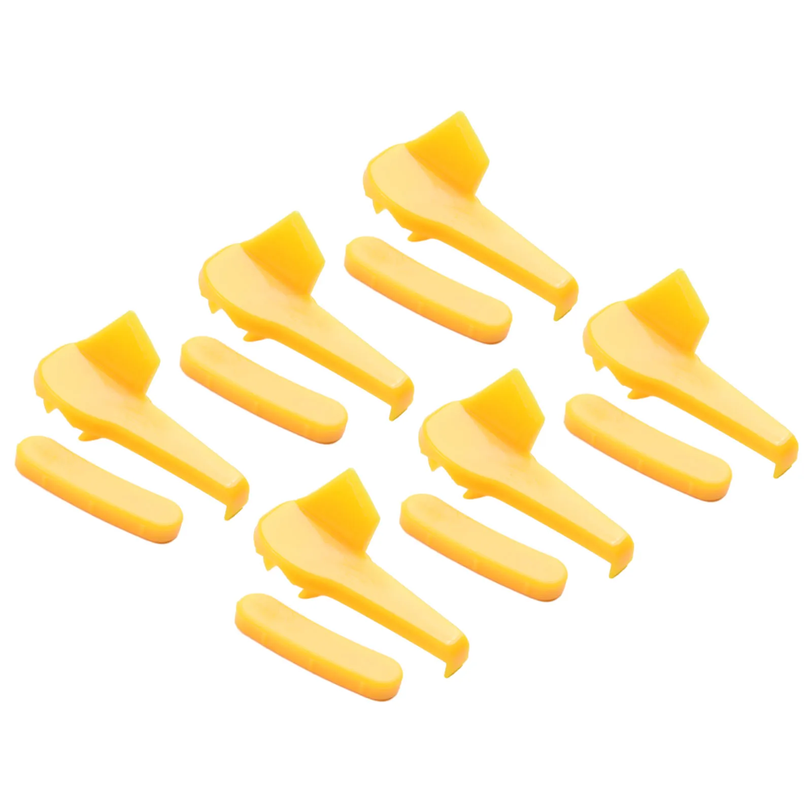 

12Pcs Tyre Tire Changer Part Nylon Mount Demount Duck Head Insert Rim Protector Yellow Automotive Tools Supplies