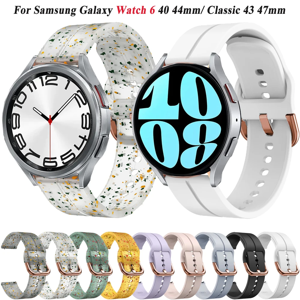 

Band For Samsung Galaxy Watch 4 5 6 Active 2 44mm 40mm Classic 47mm 46mm 43mm 42mm Bracelet Correa Galaxy Watch 5 Pro 45mm Strap