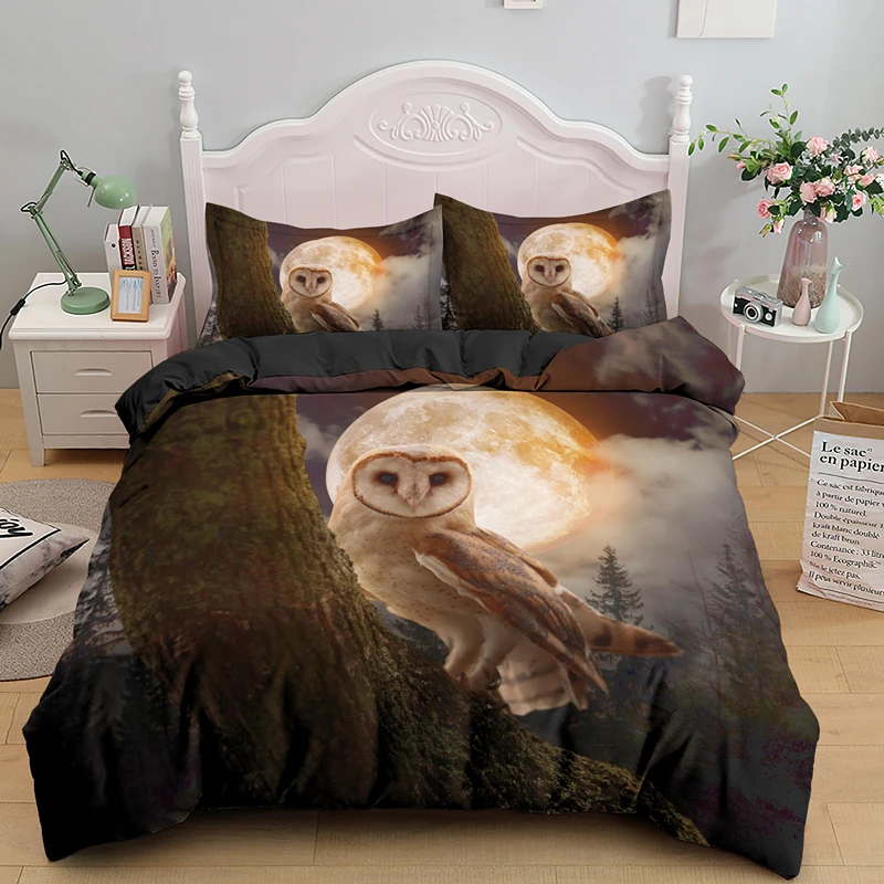 Night Owl pillow cover With Zipper Closure Single Queen Animal Print Bedding Set For Kids Adult Euro UK AU US Size Bedclothes
Night Owl pillow cover With Zipper Closure Single Queen Animal Print Bedding Set For Kids Adult Euro UK AU US Size Bedclothes