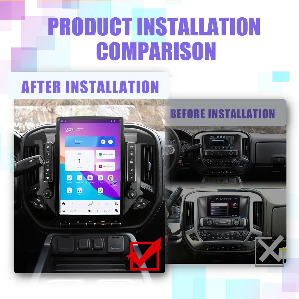 Android11 Car Radio Stereo For Chevrolet Silverado GMC Sierra 2013-2019 GPS NAV Multimedia Player Wirelss Carplay Auto Head Unit
Android11 Car Radio Stereo For Chevrolet Silverado GMC Sierra 2013-2019 GPS NAV Multimedia Player Wirelss Carplay Auto Head Unit