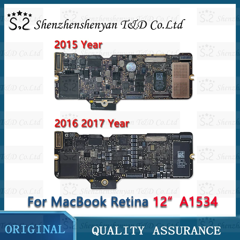 Материнская плата A1534 для ноутбука Apple MacBook, материнская плата 12 дюймов, 820-00045-A 820-00244-A 820-00687-A 256/512 ГБ 2015 2016 2017 года
Материнская плата A1534 для ноутбука Apple MacBook, материнская плата 12 дюймов, 820-00045-A 820-00244-A 820-00687-A 256/512 ГБ 2015 2016 2017 года