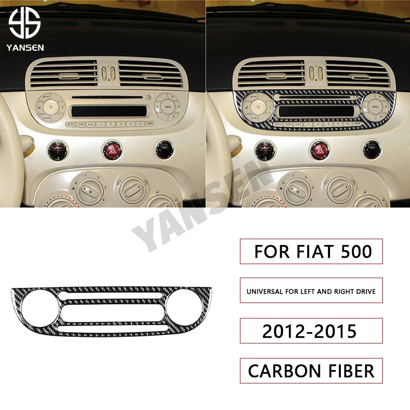 Для Fiat 500 2012 -2015 Настоящее углеродное волокно автомобильное центральное управление радио Регулируемая панель отделка крышка наклейка аксессуары для интерьера
Для Fiat 500 2012 -2015 Настоящее углеродное волокно автомобильное центральное управление радио Регулируемая панель отделка крышка наклейка аксессуары для интерьера