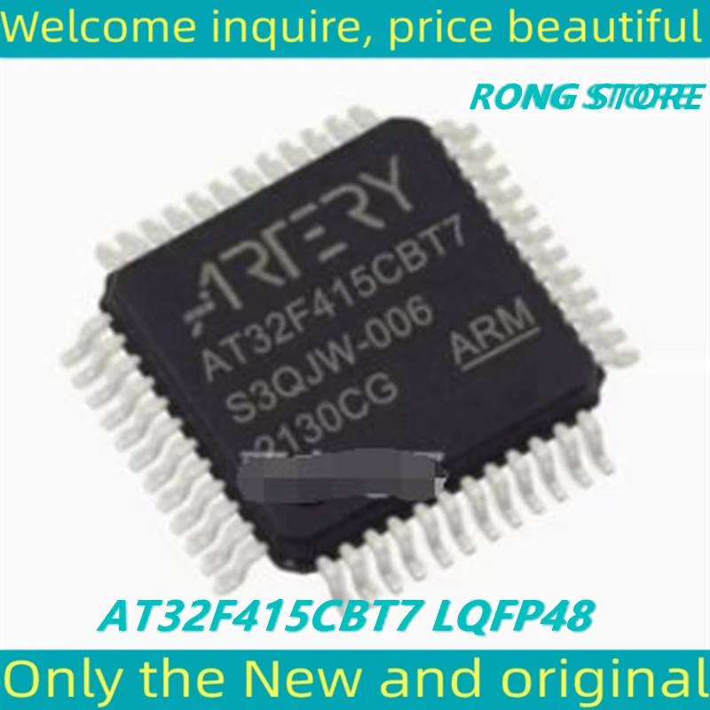 50PCS AT32F415CBT7 New and Original Chip IC AT32F415 LQFP48 Universal MCU/32-bit microcontroller
50PCS AT32F415CBT7 New and Original Chip IC AT32F415 LQFP48 Universal MCU/32-bit microcontroller