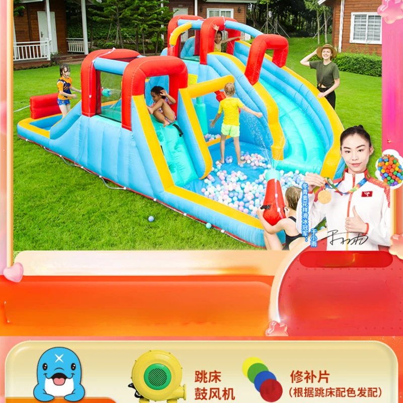 Inflatable Castle Indoor Outdoor Trampoline Trampoline Household Water Spray Naughty Castle Toys
Inflatable Castle Indoor Outdoor Trampoline Trampoline Household Water Spray Naughty Castle Toys