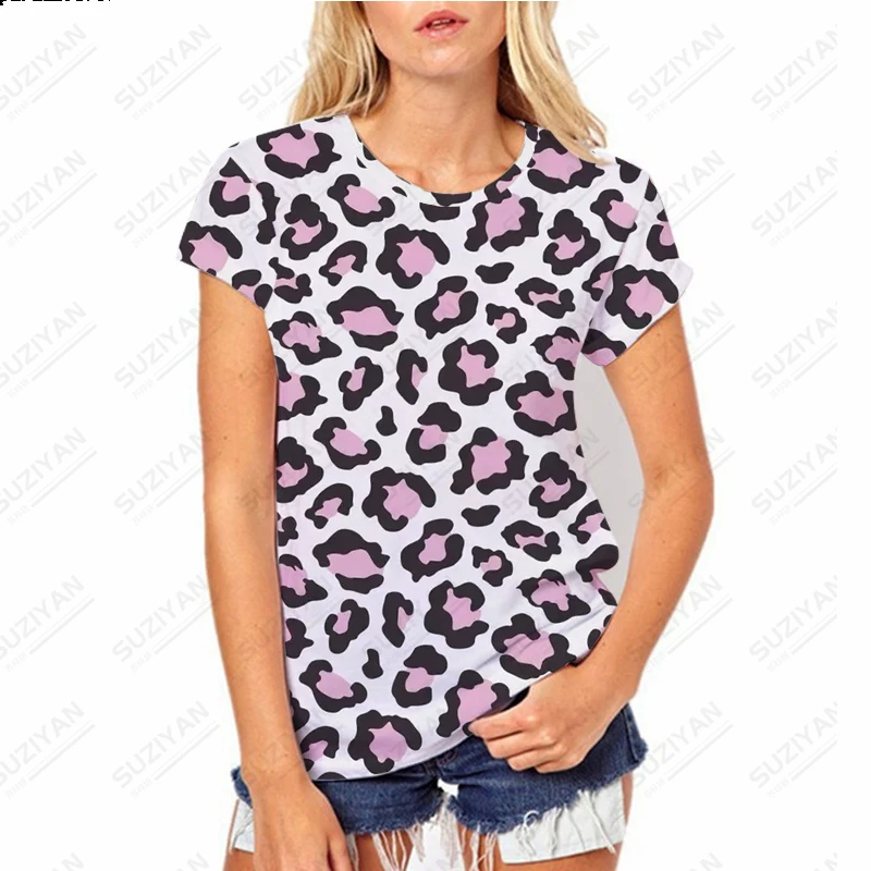 2023 Summer New Women's Short Sleeve T-shirt Sexy Leopard Print 3D Printing Women's Short Sleeve Personalized Casual Women's Top
2023 Summer New Women's Short Sleeve T-shirt Sexy Leopard Print 3D Printing Women's Short Sleeve Personalized Casual Women's Top