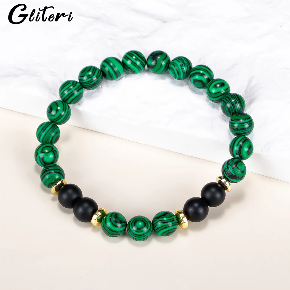 GEITERI 8MM Green Beads Bracelets For Unisex Individualized Tiger Eye Stone Turquoise Bangles Gift Jewelry Accessories Wholesale
GEITERI 8MM Green Beads Bracelets For Unisex Individualized Tiger Eye Stone Turquoise Bangles Gift Jewelry Accessories Wholesale
