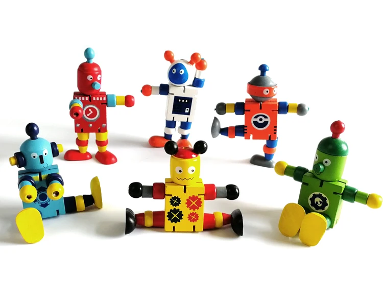 New Funny Puppeteer Wooden Deformation Robot Children's Educational Wooden Stress Relieving Toys Creative Novelty Birthday Gift
New Funny Puppeteer Wooden Deformation Robot Children's Educational Wooden Stress Relieving Toys Creative Novelty Birthday Gift