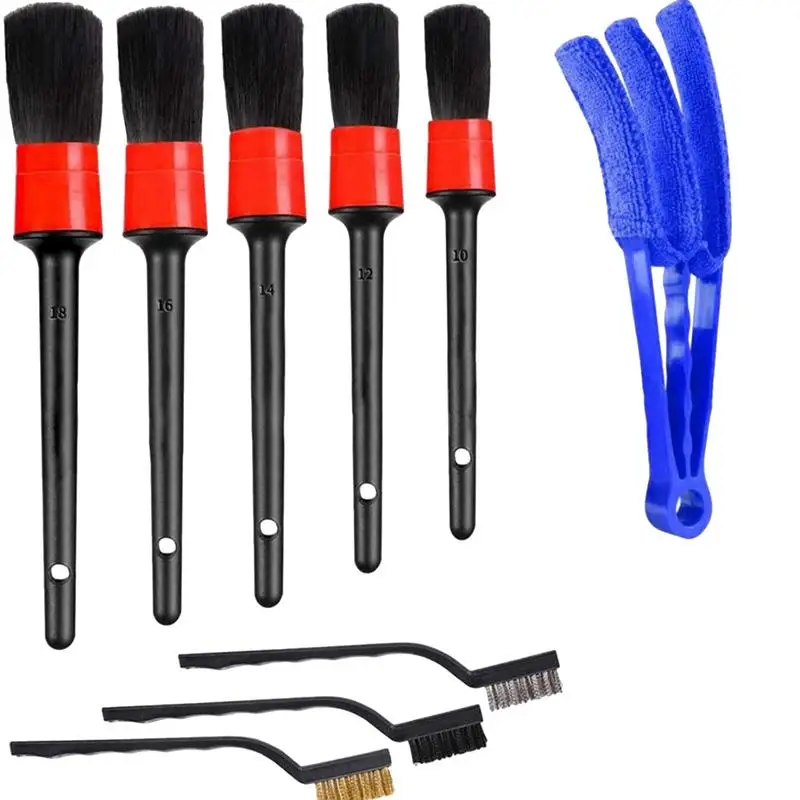 Car Cleaning Brush Set Detailing Brushes Cleaning Wheel Tire Interior Exterior Leather Air Vent Dashboard Car Cleaning Kit Tools
Car Cleaning Brush Set Detailing Brushes Cleaning Wheel Tire Interior Exterior Leather Air Vent Dashboard Car Cleaning Kit Tools